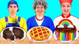 Кулинарный Челлендж_ Я против Бабушки _ Вкусные Кухонные Рецепты