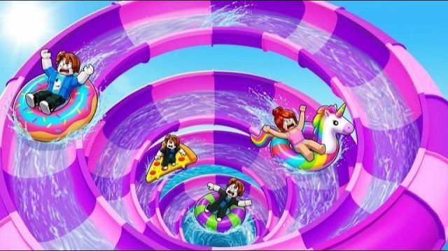 Climb Waterslide And Slide