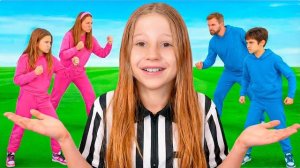 Nastya and Boys vs Girls family challenge