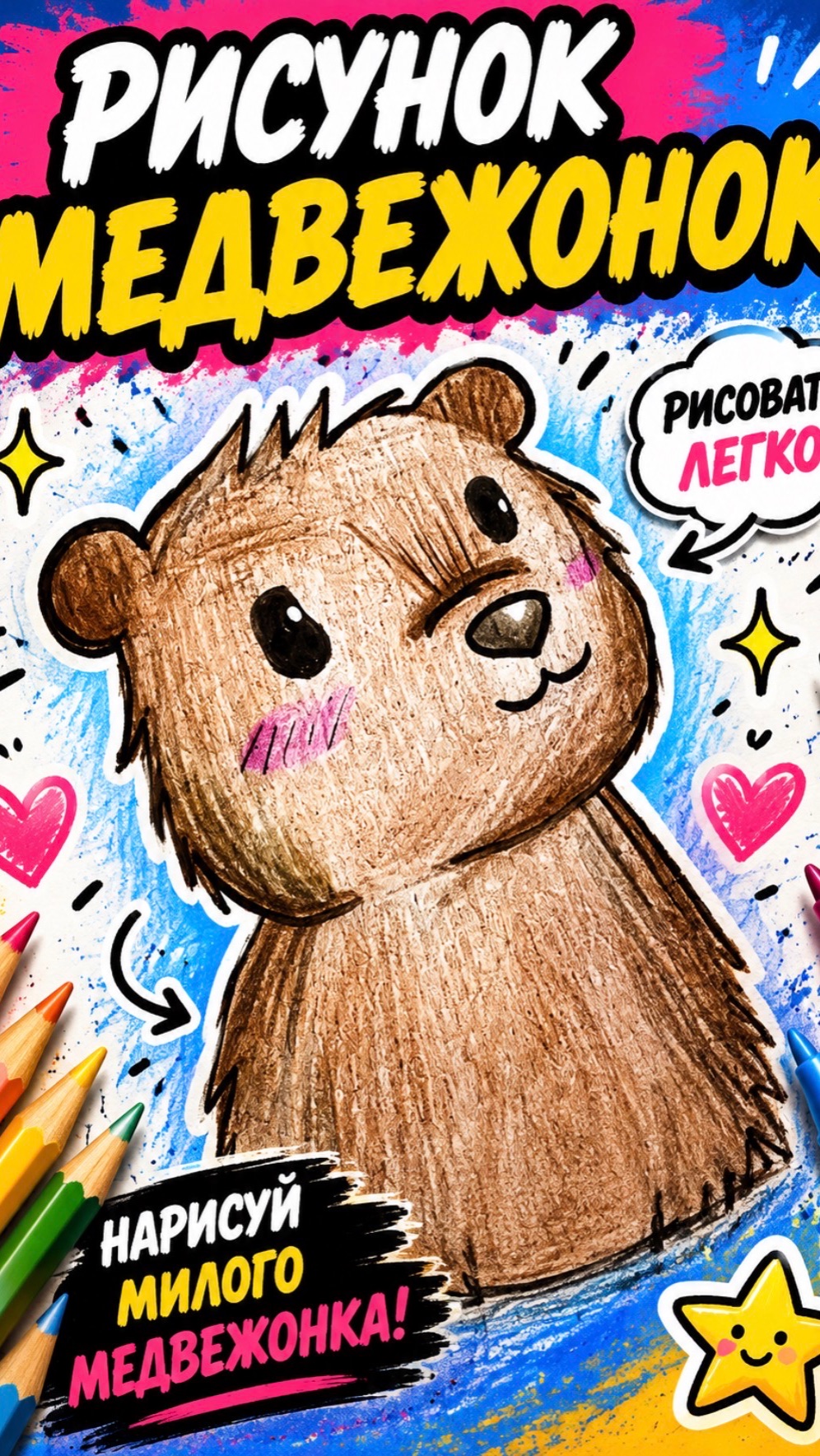 Рисунок. Медвежонок