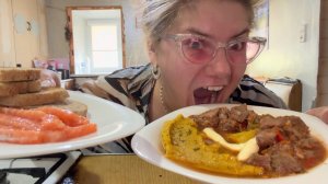 РУССКИЙ МУКБАНГ КАБАН С ГОРОШНИЦЕЙ как я делала фгдс и просто новости