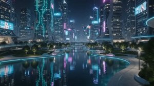 Future Neon World  A Realistic Journey Into Tomorrow