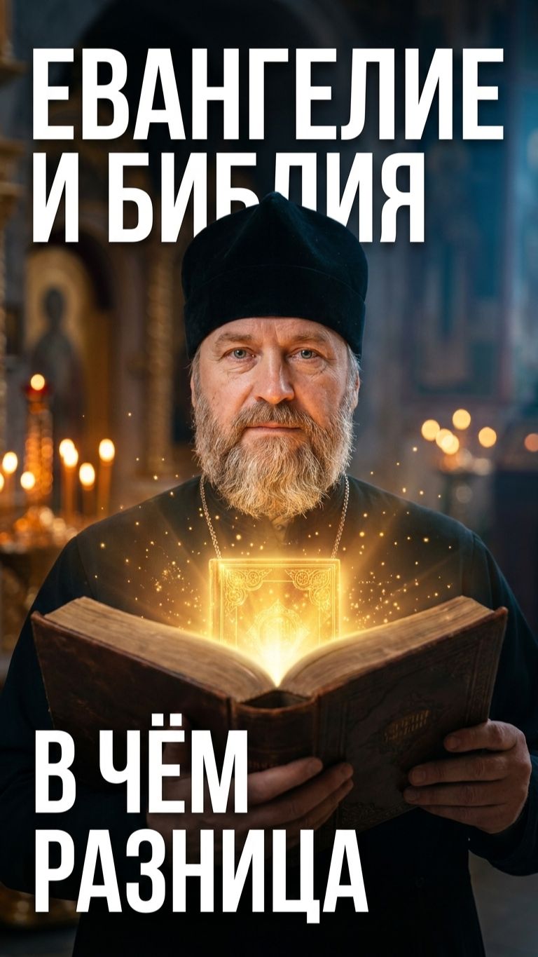 Разница между Библией и Евангелием: объясняю за минуту 📖