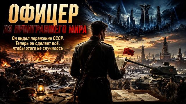 Аудиокнига. Попаданцы. «Офицер из проигравшего мира» Книга 1 из 3