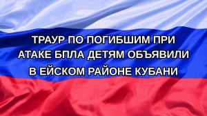 |Н. РФ| Траур по погибшим при атаке БПЛА детям объявили в Ейском районе Кубани