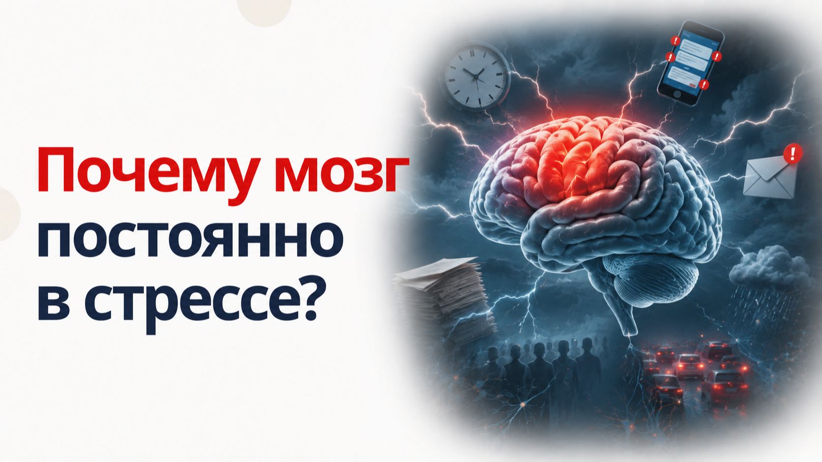 Почему мозг постоянно в стрессе?