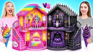 Строим Удивительный Кукольный Домик Русалка vs Вампир Челлендж # Смешные Моменты от Multi DO Gi