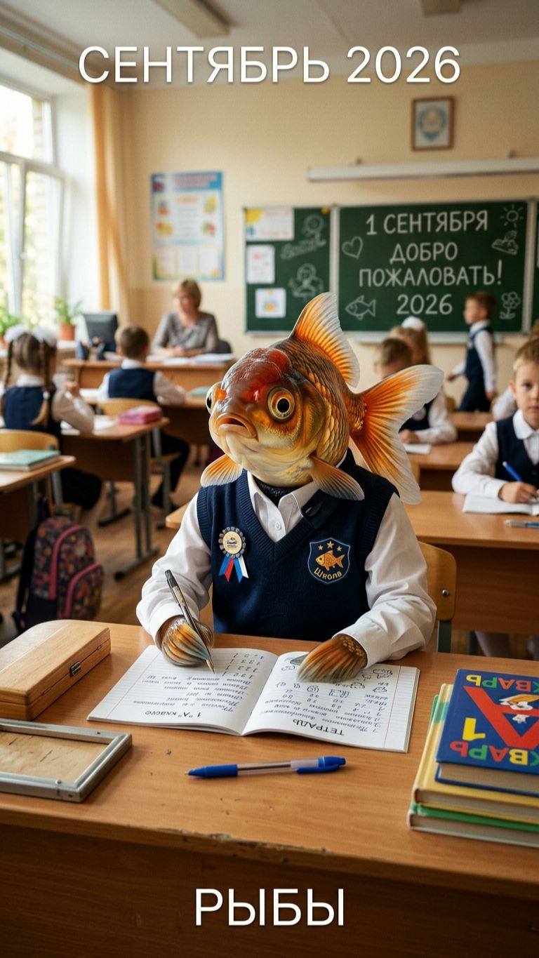 Рыбы сентябрь 2026