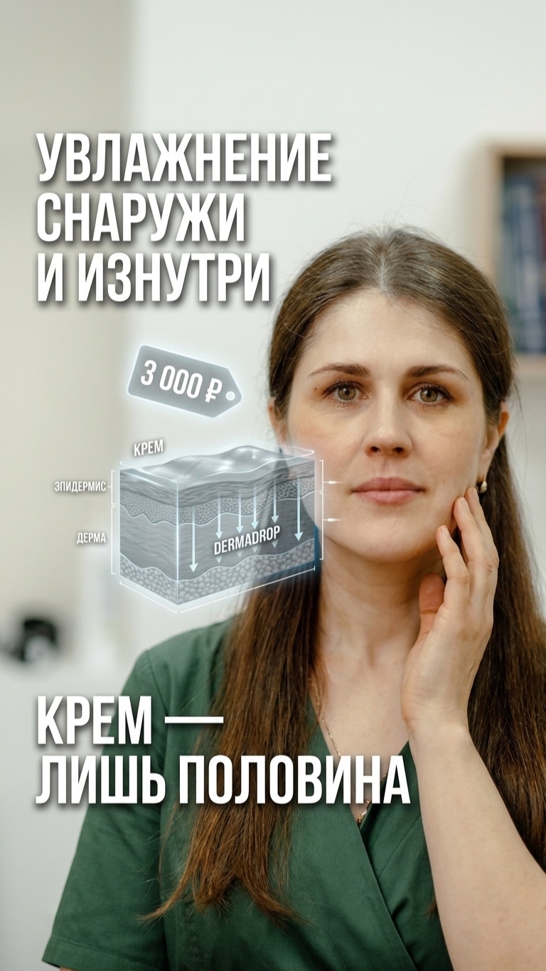 💧 Dermadrop — безыгольная мезотерапия для глубокого увлажнения кожи