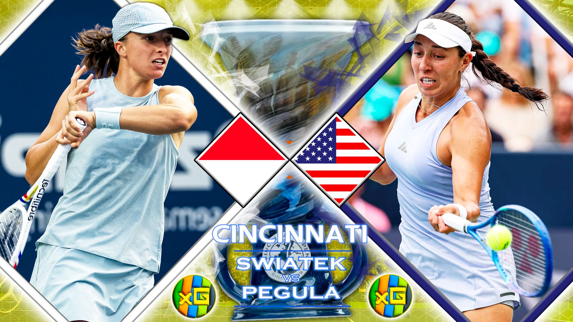 Пегула - Швёнтек | WTA ЦИНЦИННАТИ | 22.08.2026 | Прямая трансляция | XG