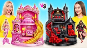 Строим Удивительный Кукольный Домик Русалка vs Вампир Челлендж # Смешные Cитуации от Multi DO G