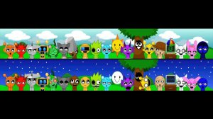 Incredibox Sprunki Baby все персонажи вместе (Новый мод)