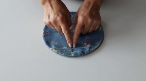 Четыре круга ткани — и сумочка готова ни выкройки, ни расчётов, а выглядит на миллион