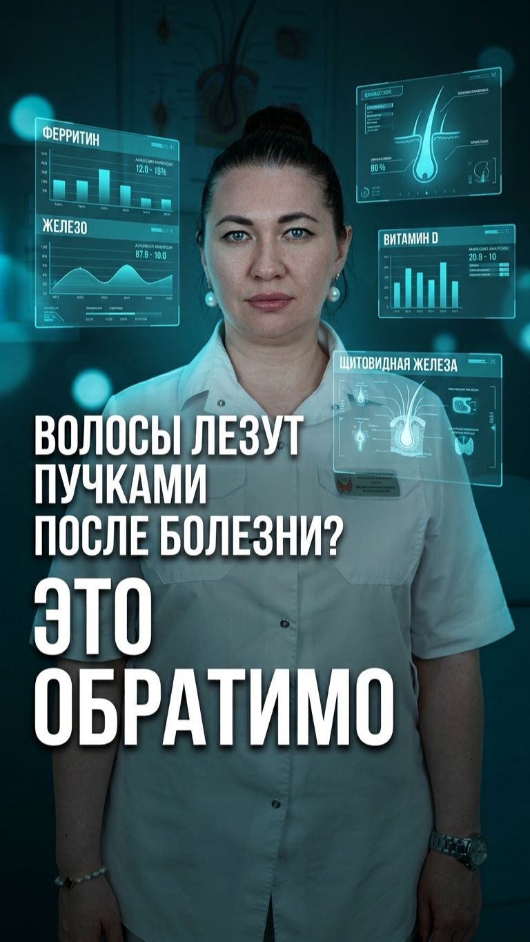 Волосы полезли через 2-3 месяца после стресса? 😱