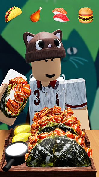 🌮 ASMR Мукбанг с разной едой в Роблокс #Roblox