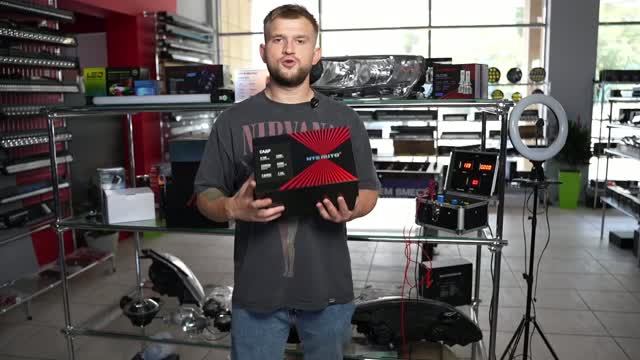BI-LED модуль САДР 3 дюйма 12V распаковка и пример света