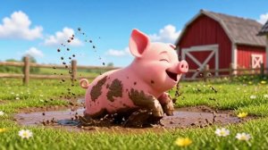 🐷 Детская песенка Поросёнок — «Хрю-хрю, веселей!»