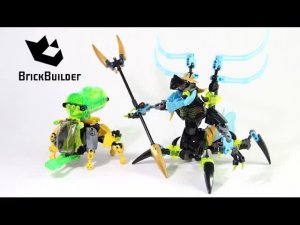 Lego Hero Factory 44029 QUEEN Beast против FURNO, EVO и STORMER — сборка на скорость