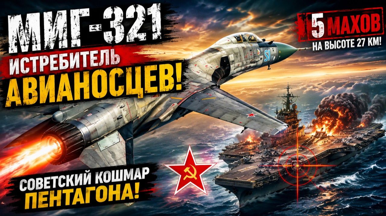 МИГ 321 СОВЕТСКИЙ КОШМАР ПЕНТАГОНА, КОТОРЫЙ ТАК И НЕ ВЗЛЕТЕЛ