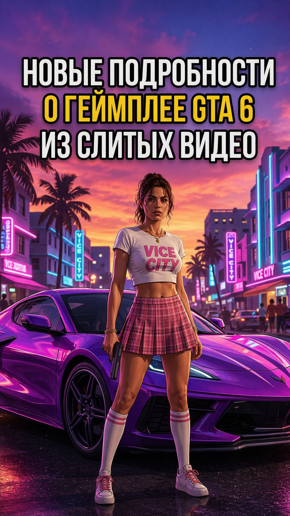 Новые подробности о геймплее GTA 6 из слитых видео