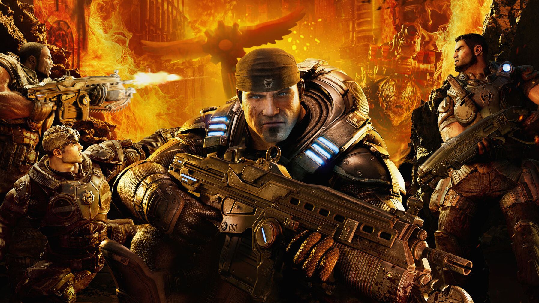 Gears of War Прохождение на пк ( часть 3 ) Ночка темная и опасная.