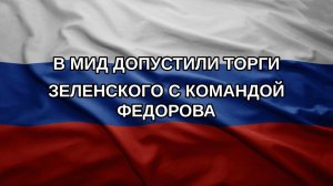 В МИД допустили торги Зеленского с командой Федорова