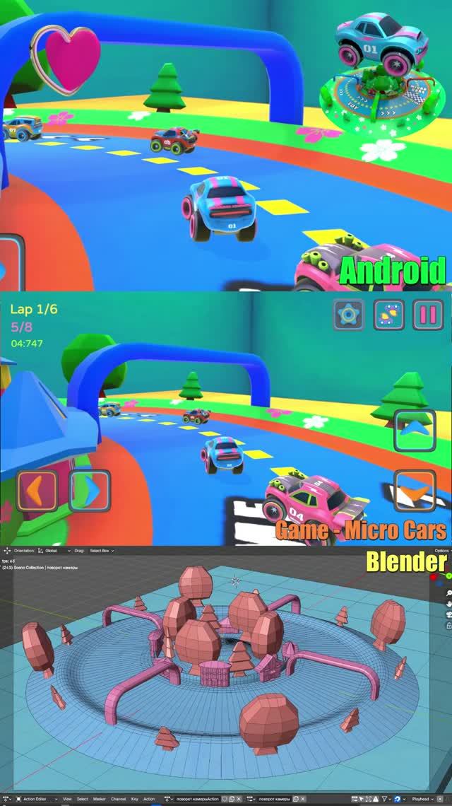 ⭐Micro Cars ! игра на андроид !⭐👍💝