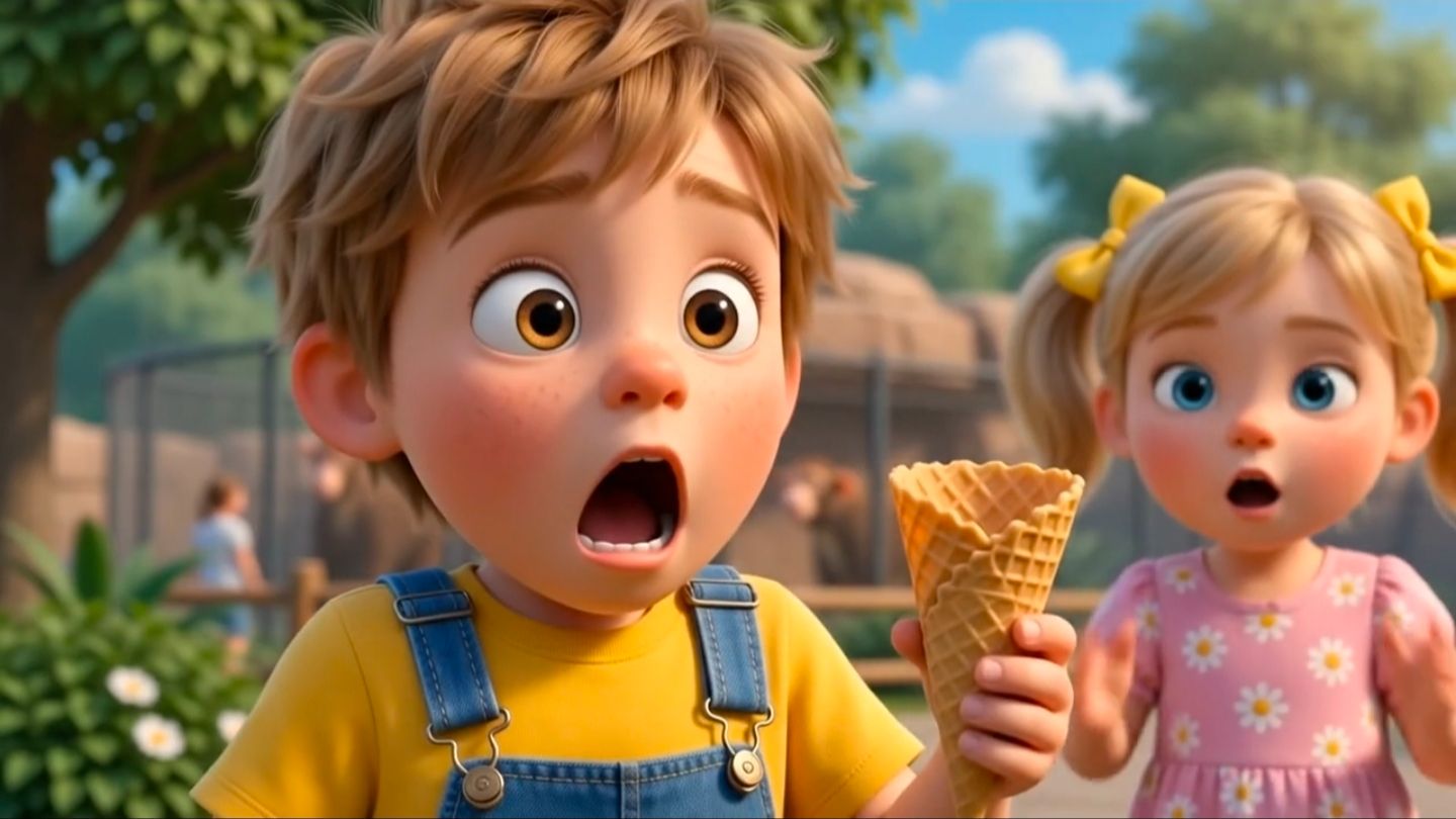 Тая и Миша в зоопарке | Хитрый енот ЗАБРАЛ всё мороженое! 🦝🍦
