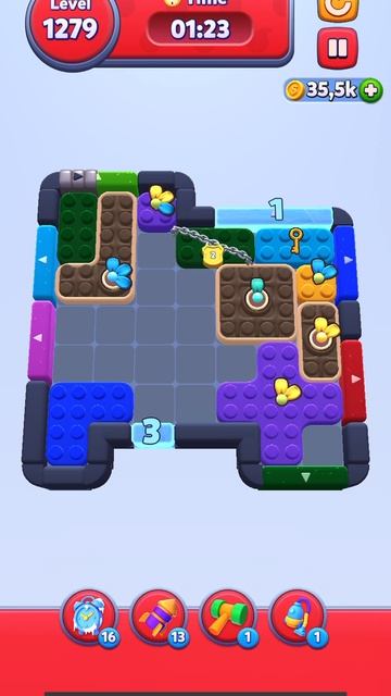 Color Block Jam 1279 уровень