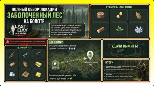 ПОЛНЫЙ ОБЗОР ЛОКАЦИИ «ЗАБОЛОЧЕННЫЙ ЛЕС»! В КОНЦЕ ПОДВЕДЁМ ИТОГИ / Last Day on Earth: Survival
