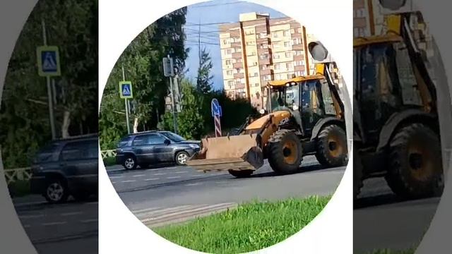 О ,а это был я😁🚜#JCB #ярославль #рек #экскаватор