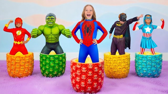 Nastya And Her Superhero Friends Help Everyone And Save The Day.