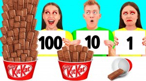100 Слоев Еды Челлендж _ Забавные Лайфхаки с Едой