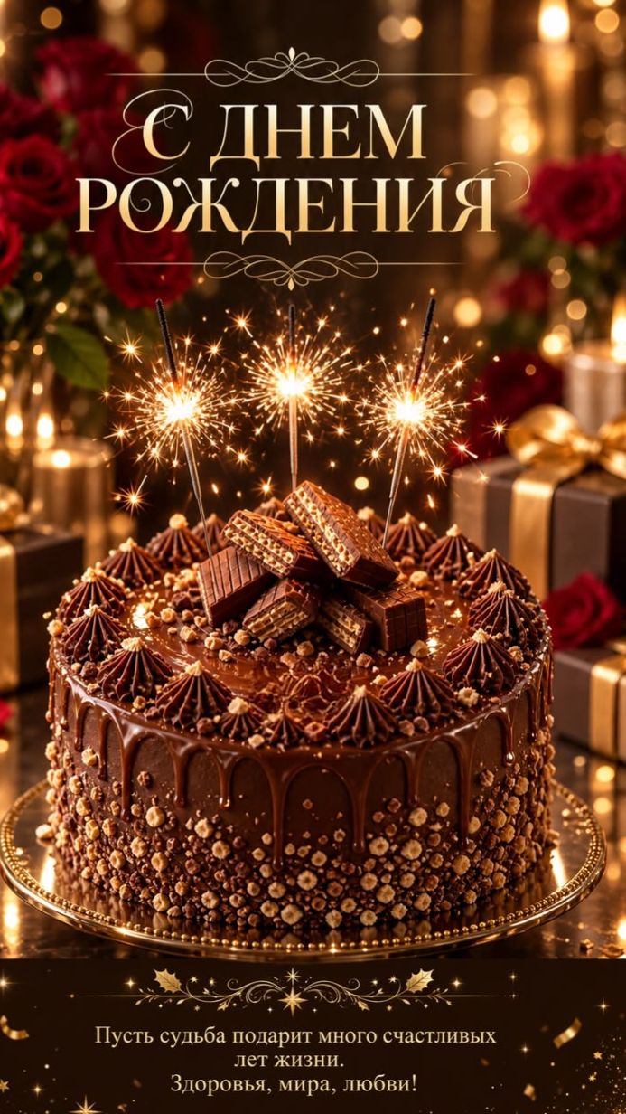 С Днём Рождения, родной! Музыкальная открытка, которая согреет душу 🎁🔥