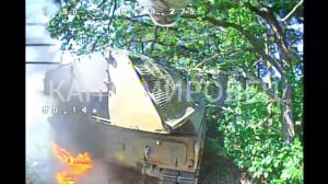 Уничтожение FPV-дронами САУ AS-90 Всу в Харьковской области 💥🇷🇺👊