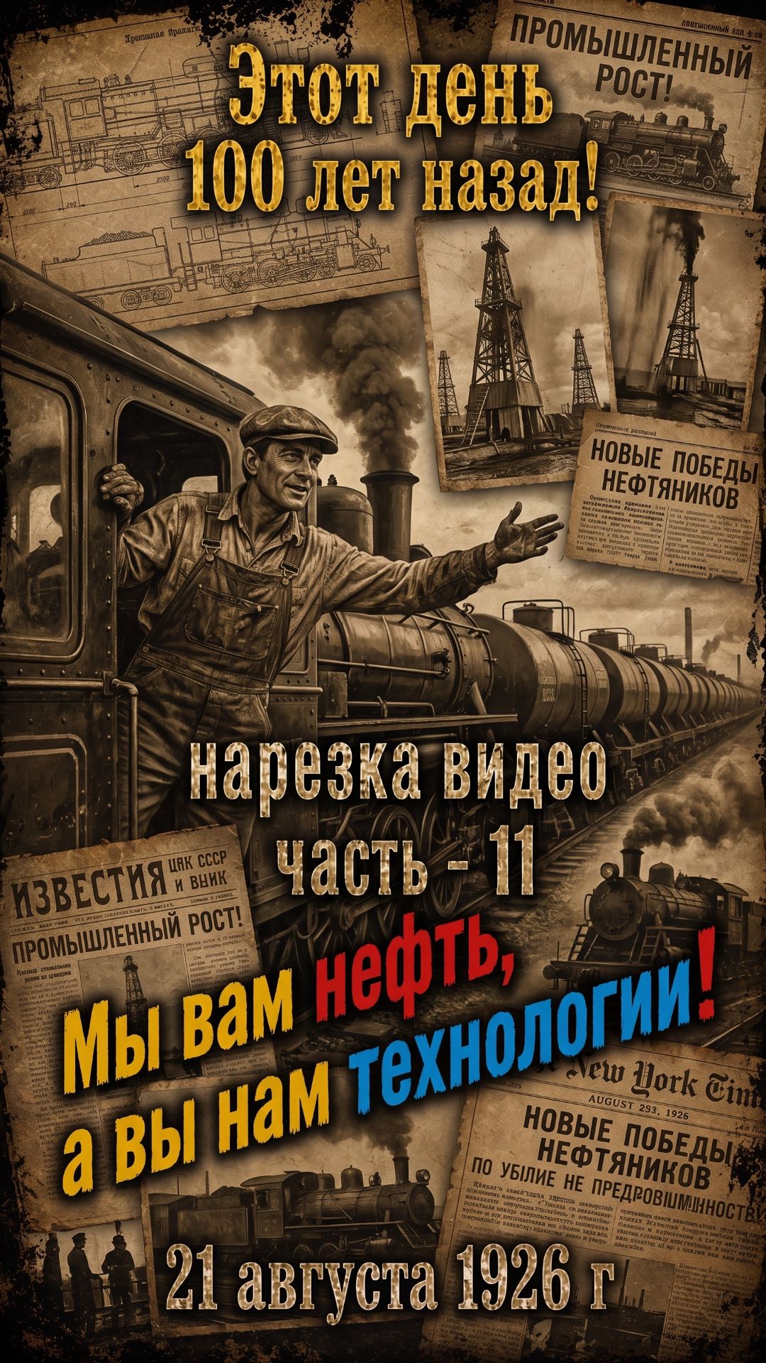 История оживает: Десятки стран, невероятные истории прошлого! 21/08/1926-11 Этот день 100 лет назад!
