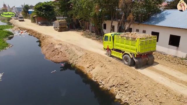 Строительство, засыпка территории