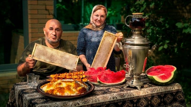 Персидский плов, шашлык на углях и чай с сотами. Жизнь в Азербайджане