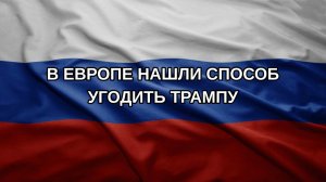 В Европе нашли способ угодить Трампу