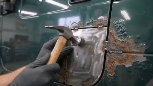 Восстановление полностью проржавевшего Jeep Wrangler 1987 года выпуска