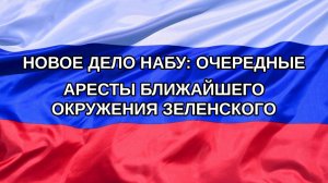 |Н. РФ| Новое дело НАБУ: очередные аресты ближайшего окружения Зеленского