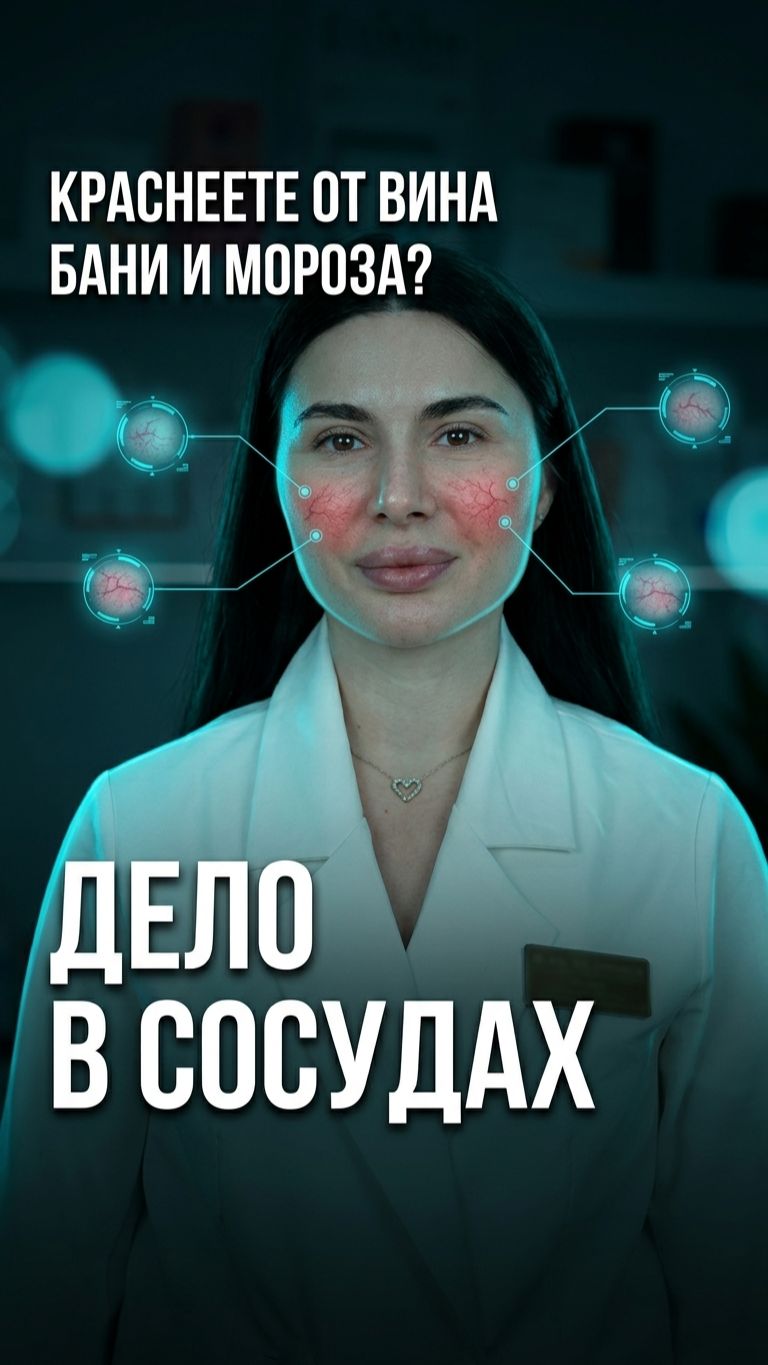 Краснеете от бани, вина, мороза? 🔴