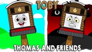 Мой Sprunki OC: ТОБИ 🚂🟤 | Из «Томаса и его друзей»