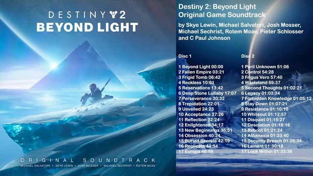 Destiny 2 Beyond Light Original Game Soundtrack