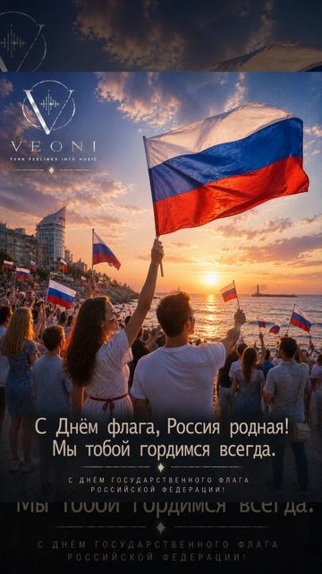 С днем флага Российской федерации 🇷🇺   #VEONI #сднемфлага