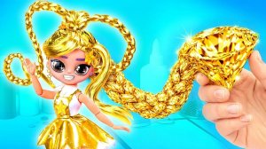 Картонные, пушистые и золотые образы для Кейпоп охотниц на демонов и Lily Lovebraids!