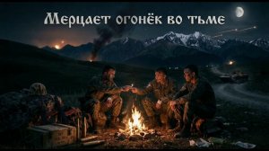 Мерцает огонёк во тьме (ИИ)