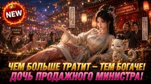 Я Попала в Роман Дочерью Продажного Министра и Начала Безумно Тратить Деньги Китайская дорама Аниме