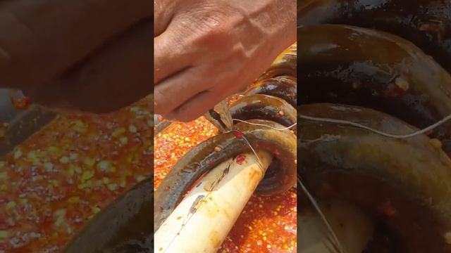 Рецепт приготовления угря на гриле с хрустящей корочкой и чили