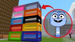 Sprunki OC: Лемминги добавлены в цветные коробки в Minecraft PE 🎨📦🐭